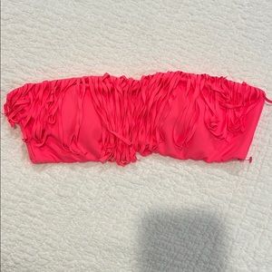 VS Fringed Pink Bandeau